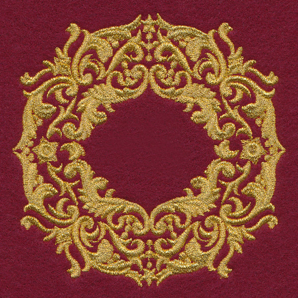 Glittering Gold Wreath