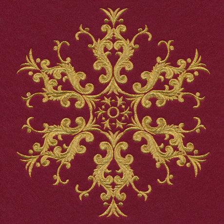 Glittering Gold Snowflake