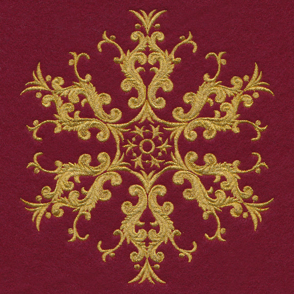 Glittering Gold Snowflake