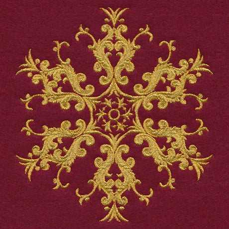 Glittering Gold Snowflake