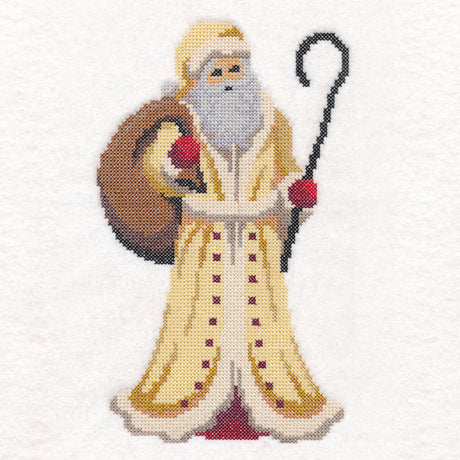Ornate St. Nicholas Panel (Cross Stitch)