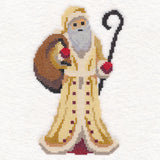 Ornate St. Nicholas Panel (Cross Stitch)