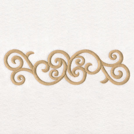 Golden Swirls Border
