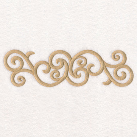 Golden Swirls Border