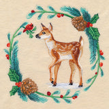 Winter Fawn in Watercolor