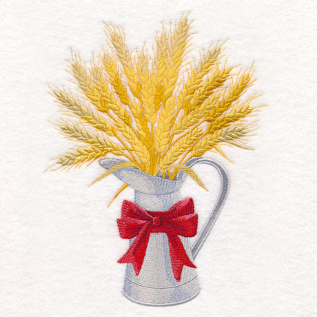 Holiday Wheat Pitcher