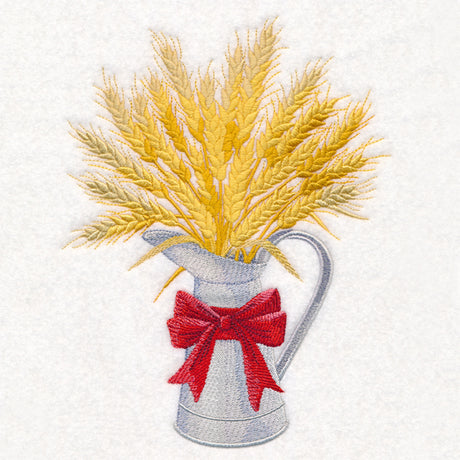 Holiday Wheat Pitcher