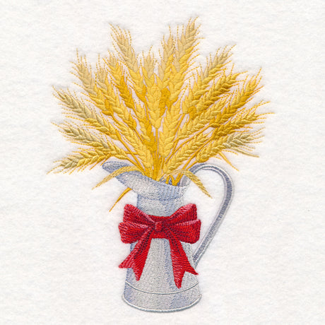 Holiday Wheat Pitcher