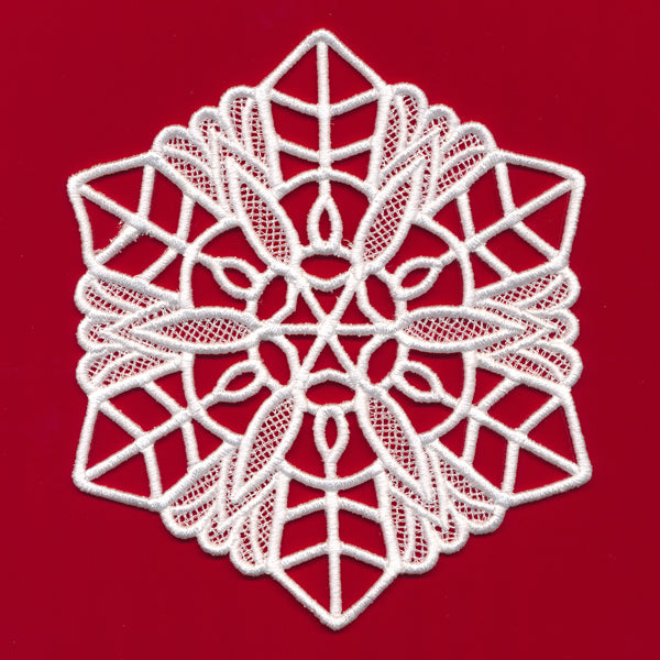 Feather Snowflake (Lace)