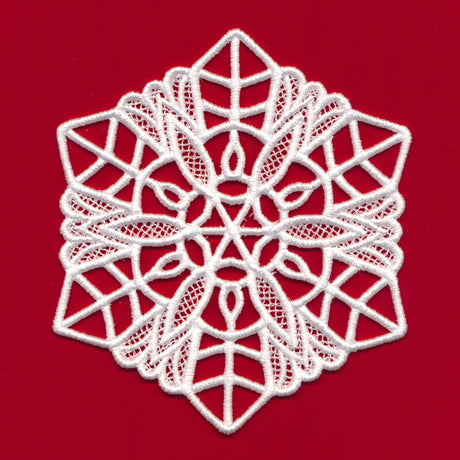 Feather Snowflake (Lace)