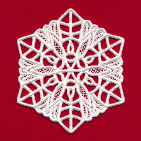 Feather Snowflake (Lace)