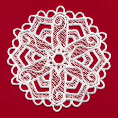 Scalloped Snowflake (Lace)