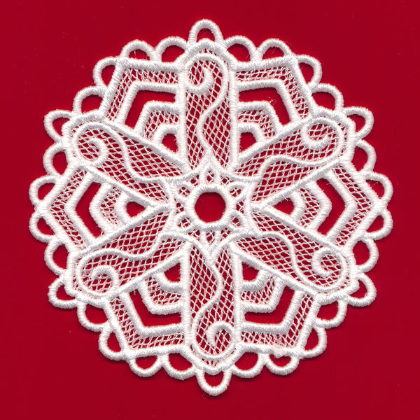 Scalloped Snowflake (Lace)
