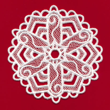 Scalloped Snowflake (Lace)