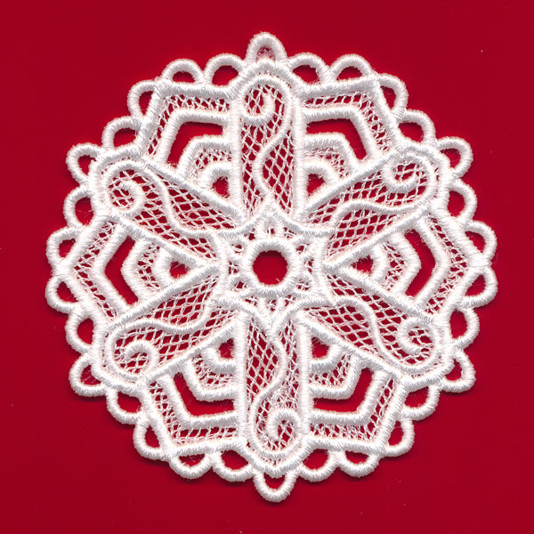 Scalloped Snowflake (Lace)