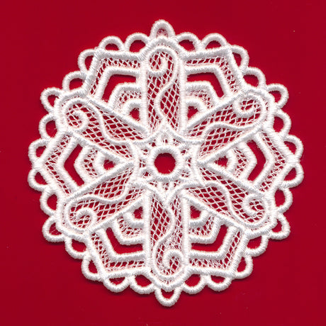Scalloped Snowflake (Lace)