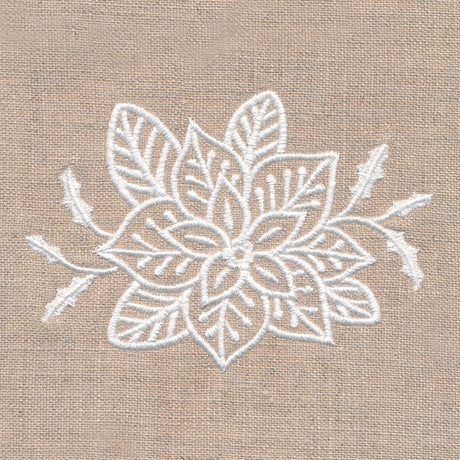 Rustic Poinsettia Accent