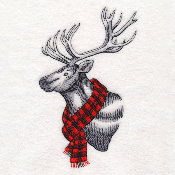 Cozy Scarf Reindeer