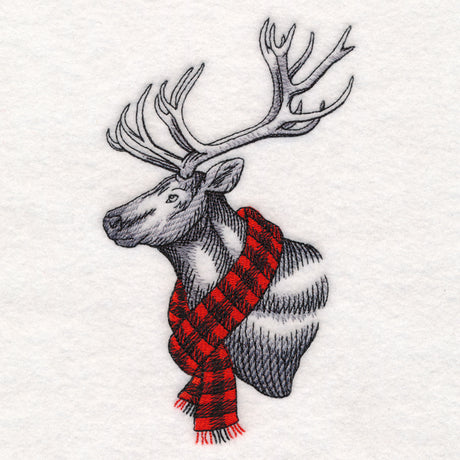 Cozy Scarf Reindeer
