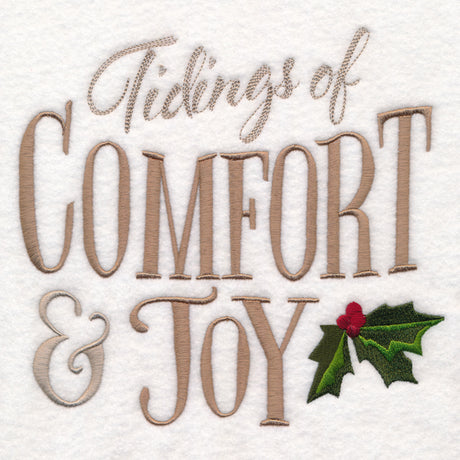 Tidings of Comfort and Joy