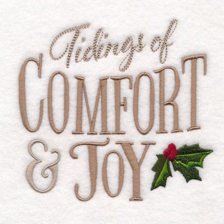 Tidings of Comfort and Joy