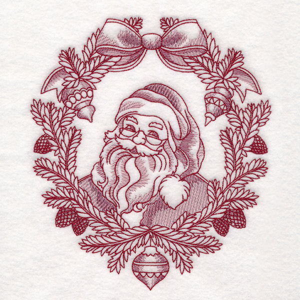 Santa Crest – Embroidery Library