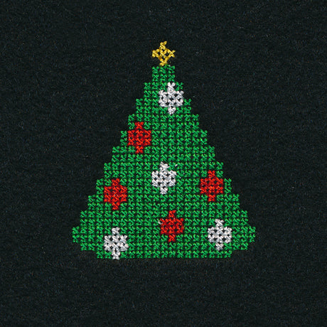 Christmas Tree Jar Topper (Cross Stitch)