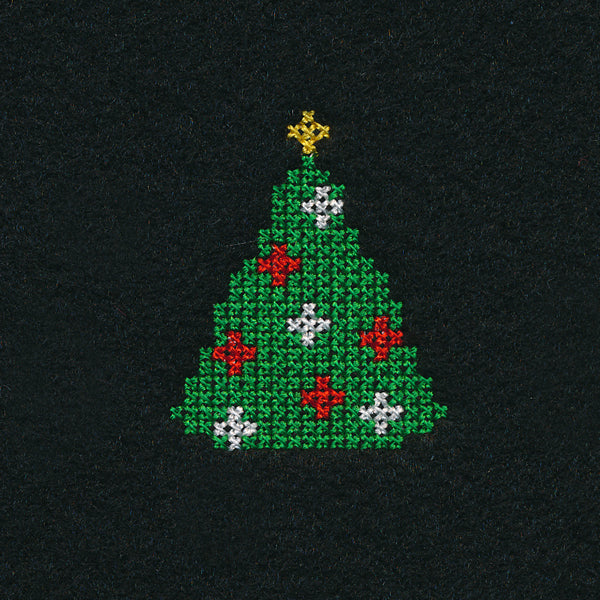 Christmas Tree Jar Topper (Cross Stitch)