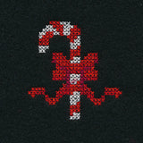 Candy Cane Jar Topper (Cross Stitch)