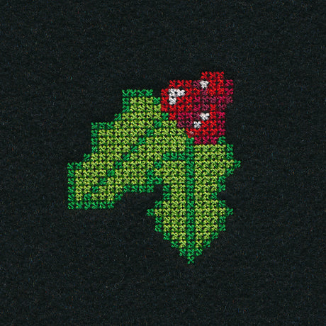 Holly Jar Topper (Cross Stitch)