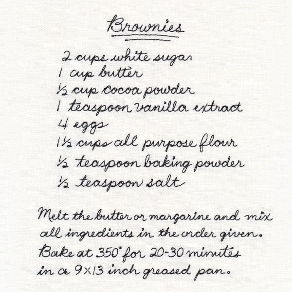 Brownie Recipe