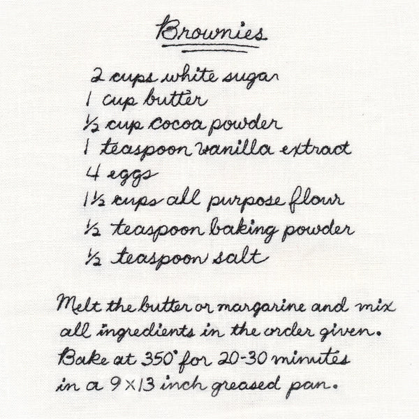 Brownie Recipe