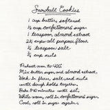 Snowball Cookie Recipe