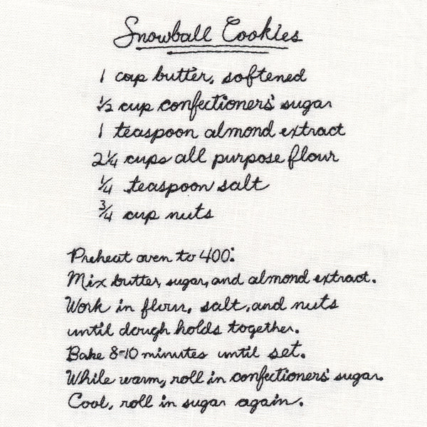 Snowball Cookie Recipe