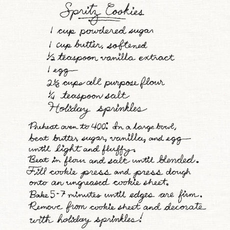 Spritz Cookie Recipe