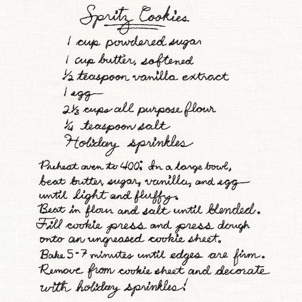 Spritz Cookie Recipe