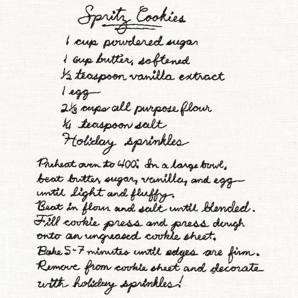 Spritz Cookie Recipe