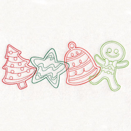 Christmas Treats Border - Cookies (Vintage)