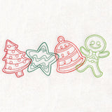 Christmas Treats Border - Cookies (Vintage)