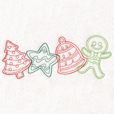 Christmas Treats Border - Cookies (Vintage)
