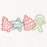 Christmas Treats Border - Cookies (Vintage)