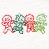 Christmas Treats Border - Gingerbread Kids (Vintage)