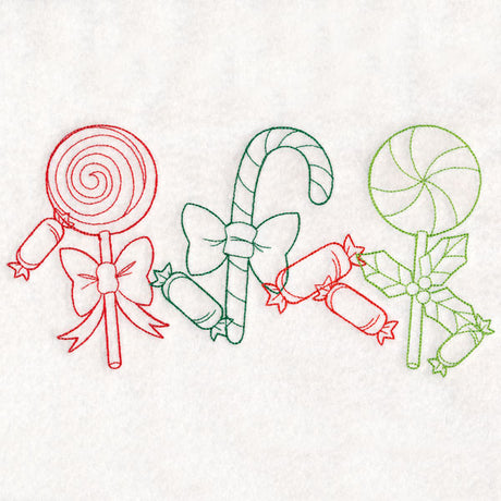 Christmas Treats Border - Candies (Vintage)
