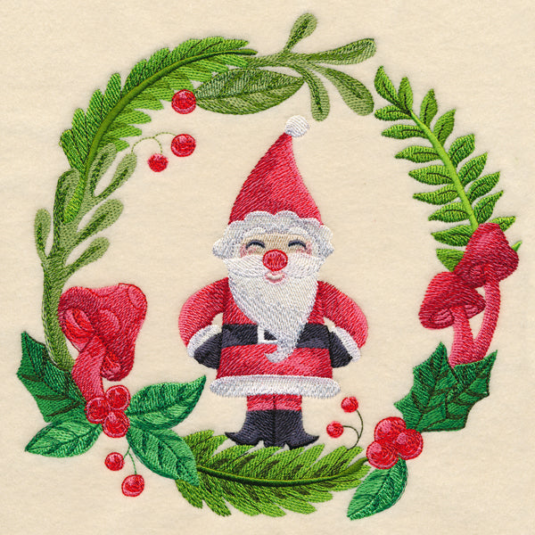 Gnome Santa in Watercolor