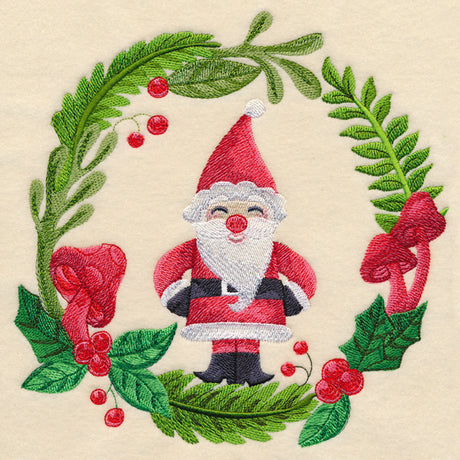 Gnome Santa in Watercolor