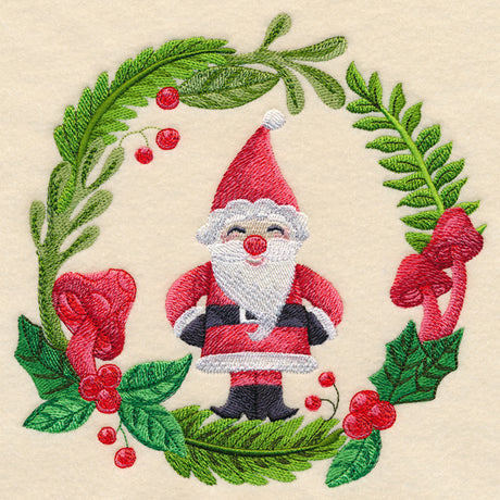 Gnome Santa in Watercolor