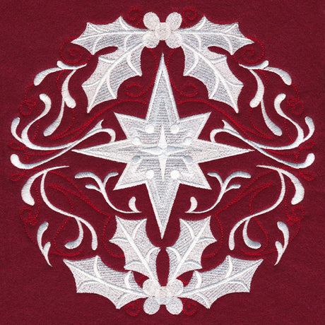 Folk Christmas Star Circle