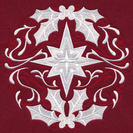 Folk Christmas Star Circle