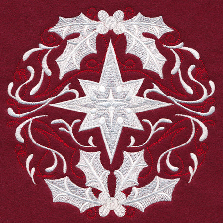 Folk Christmas Star Circle