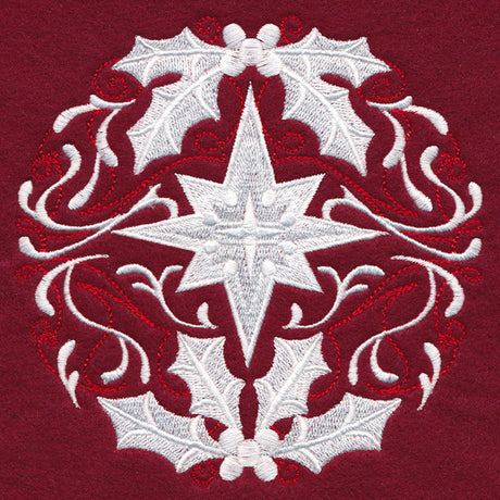 Folk Christmas Star Circle